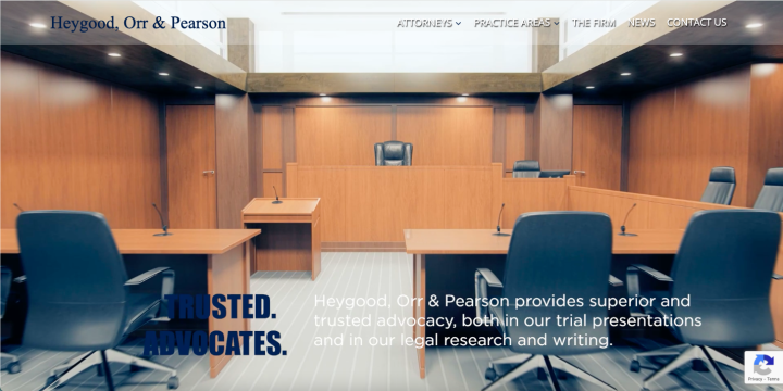 Heygood Orr & Pearson debuts redesigned firm website