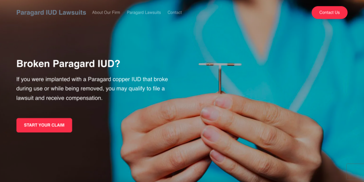 Hissey Mulderig & Friend debuts Paragard copper IUDs PPC landing page