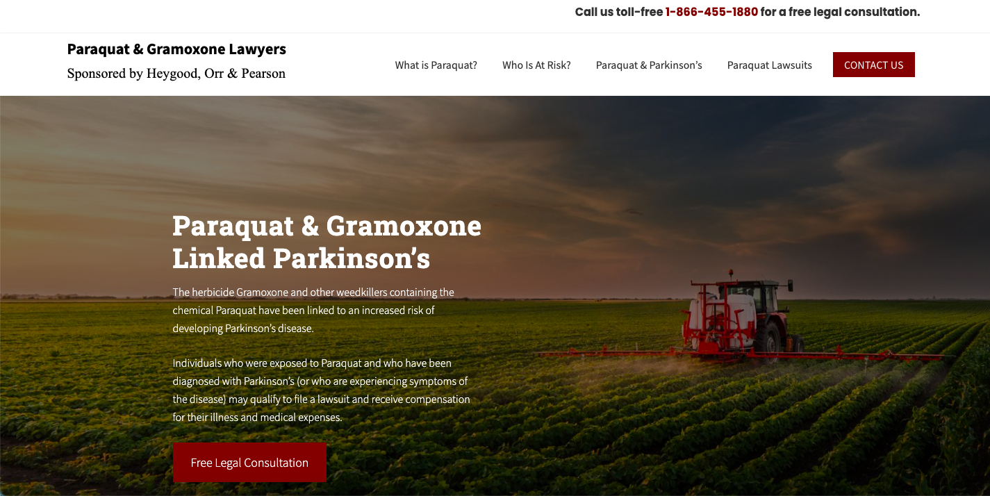 Paraquat & Gramoxone Lawyers